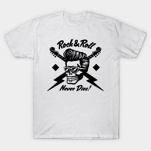 Rock N Roll T-Shirt by Allbestshirts